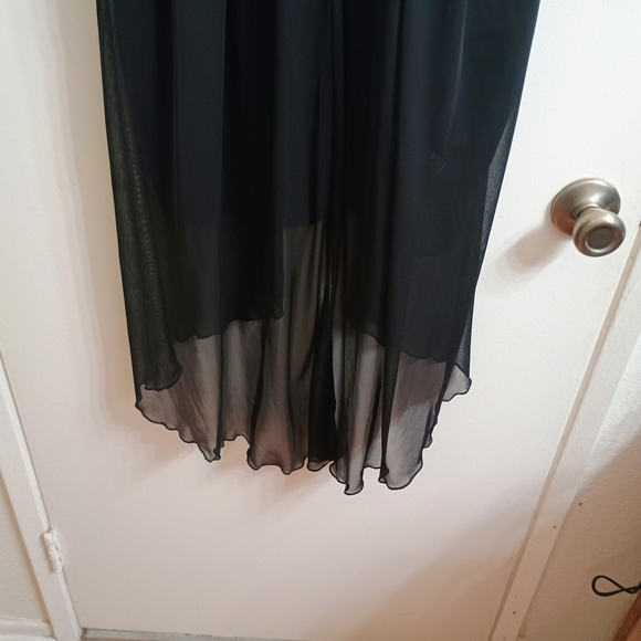 I.N. San Francisco Black Strapless Dress with Gold Accents - Picture 6 of 8